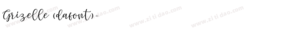 Grizelle (dafont)字体转换